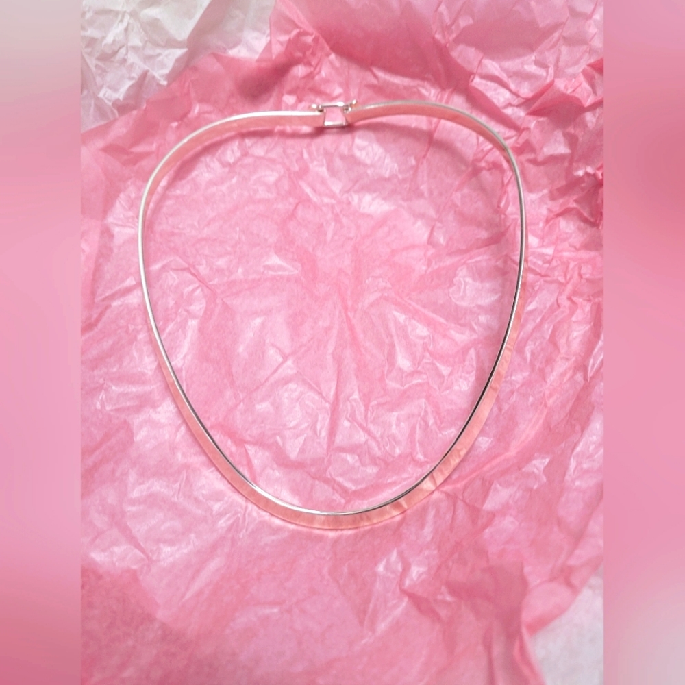 Silver Choker Necklace